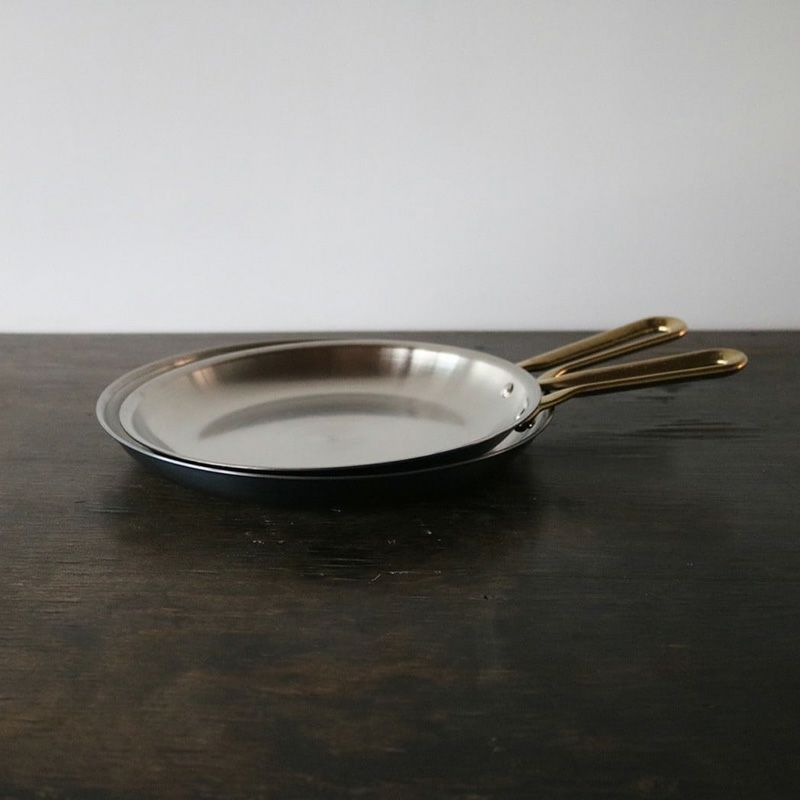 新光金属 純銅 プレイクッキング 浅型フライパン 22cm PL-1813