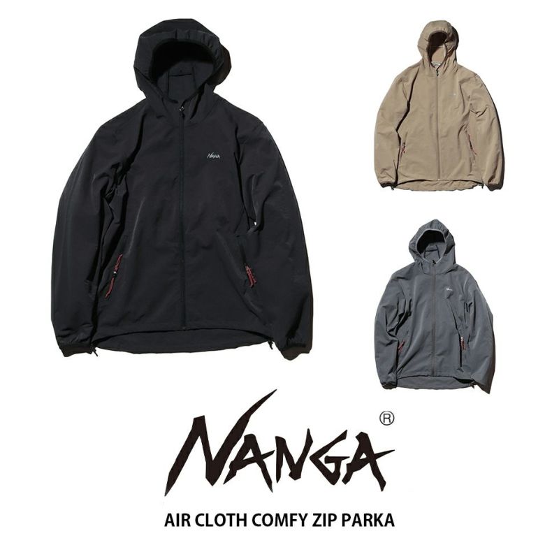 NANGA ナンガ AIR CLOTH COMFY ZIP PARKA | TECH COUNTRY