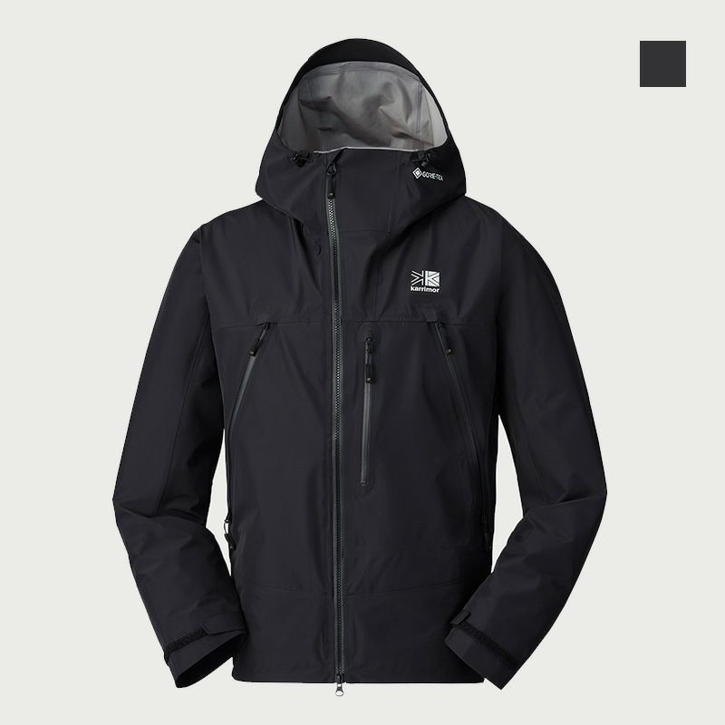 【Lサイズ】karrimor／G-TX 3L rain jkt／BLACK karrimor カリマー G-TX 3L rain jkt G-TX3Lレインジャケット