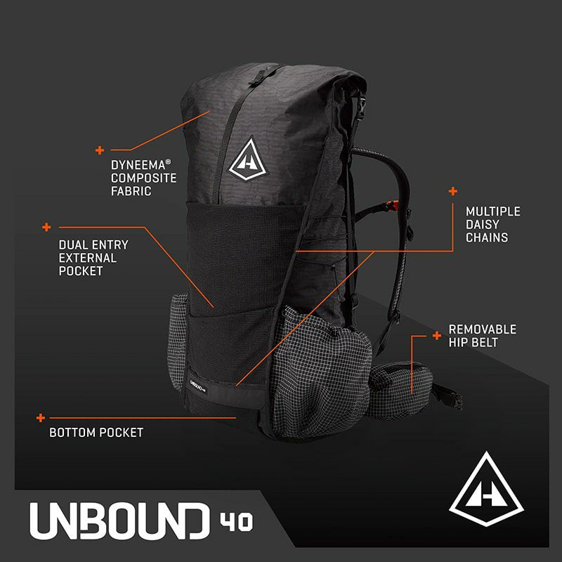 HYPERLITE MOUNTAIN GEAR ハイパーライトマウンテンギア UNBOUND 40 アンバウンド40 | TECH COUNTRY