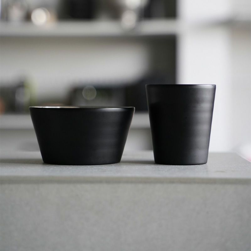LOG ログ Teon bowl 370 越前漆器ver. Matte Black テオン