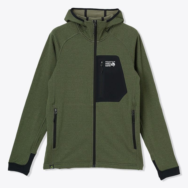 Men's Polartec® Power Grid™ Half Zip Jacket | Mountain Hardwear