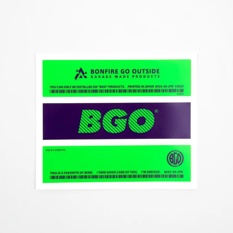 BONFIRE GO OUTSIDE ボンファイヤーゴーアウトサイド STICKER